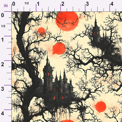 Scarlet Spires Pattern 19 Minky Fabric