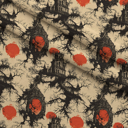 Scarlet Spires Pattern 6 Minky Fabric