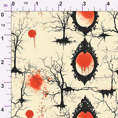 Scarlet Spires Pattern 7 Minky Fabric
