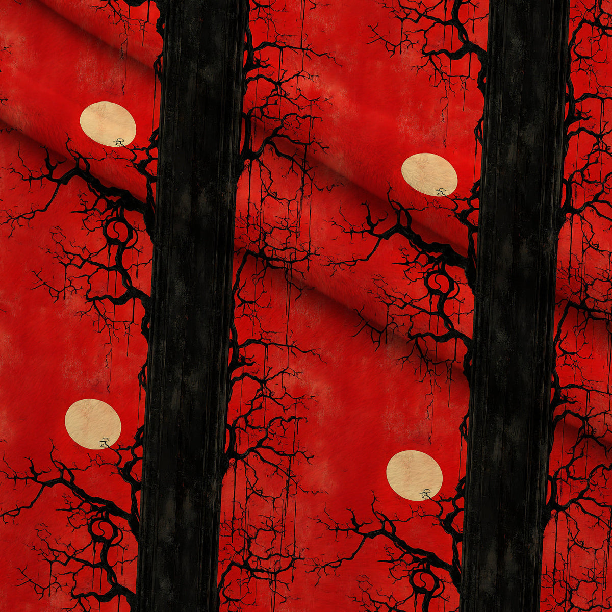 Scarlet Spires Pattern 8 Minky Fabric