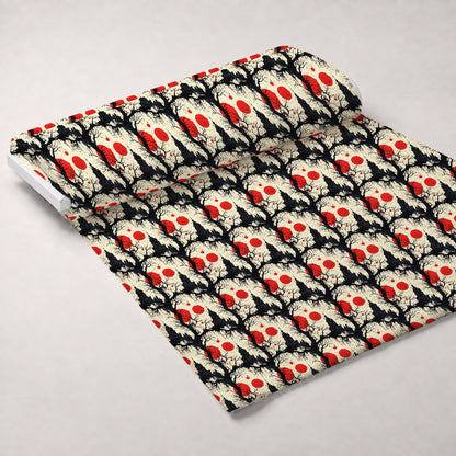 Scarlet Spires Pattern 9 Minky Fabric