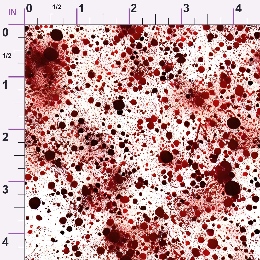 Scarlet Splash Pattern 1 Minky Fabric