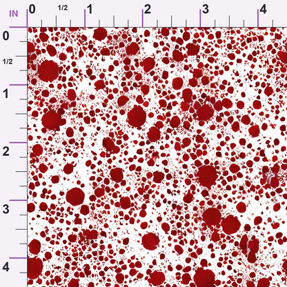 Scarlet Splash Pattern 11 Minky Fabric