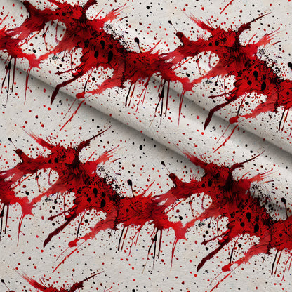 Scarlet Splash Pattern 12 Minky Fabric