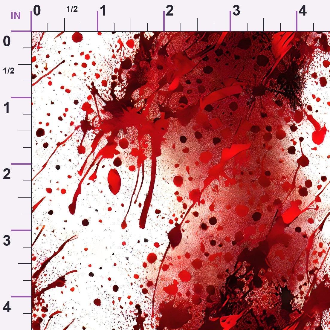 Scarlet Splash Pattern 13 Minky Fabric