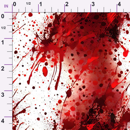 Scarlet Splash Pattern 13 Minky Fabric