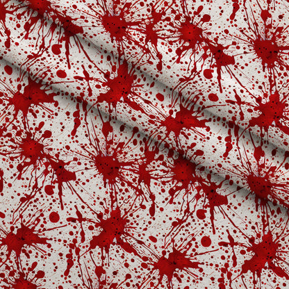 Scarlet Splash Pattern 15 Minky Fabric