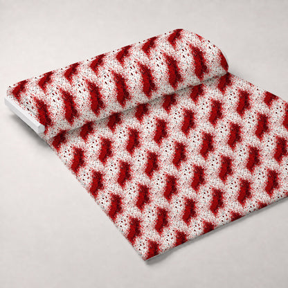 Scarlet Splash Pattern 17 Minky Fabric