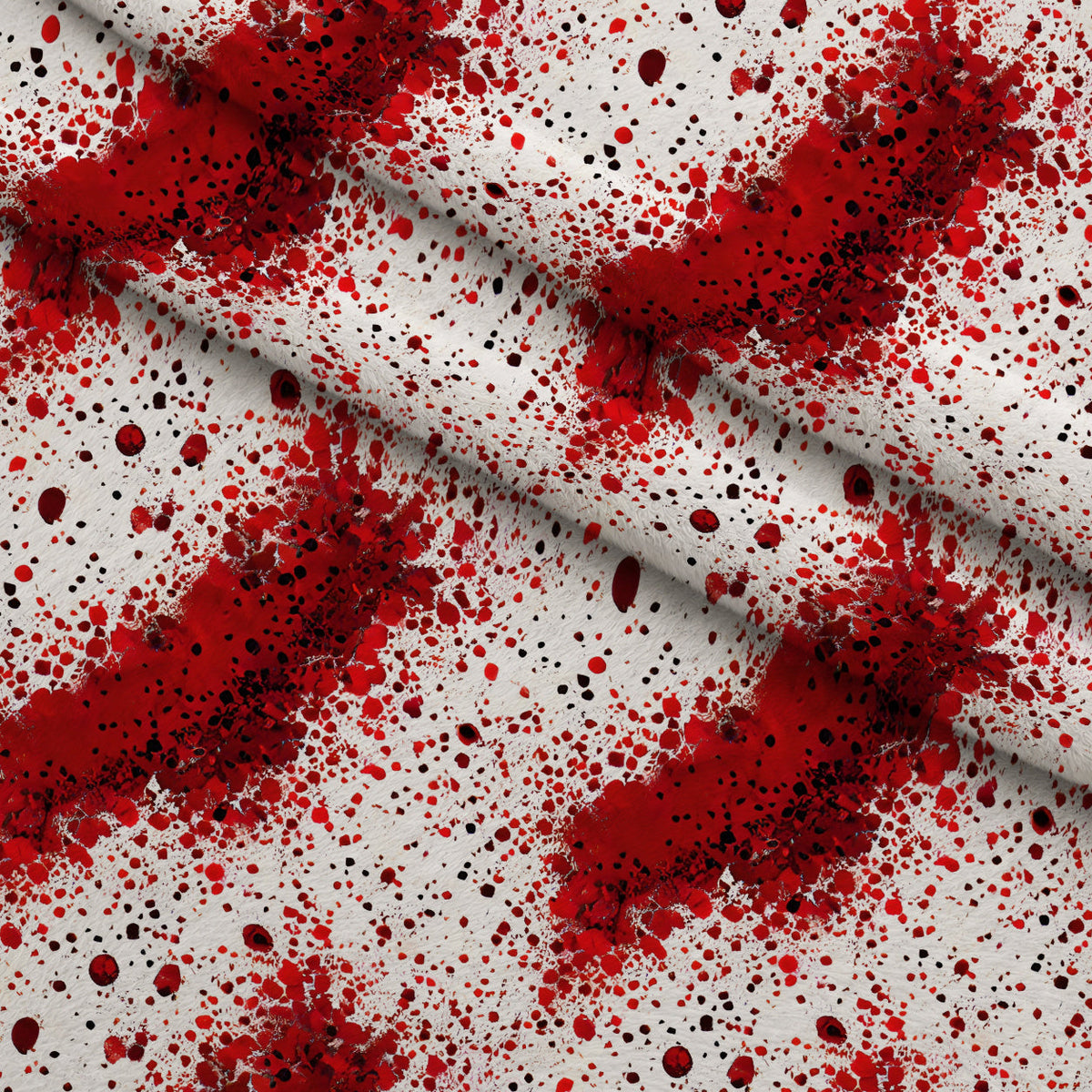 Scarlet Splash Pattern 17 Minky Fabric