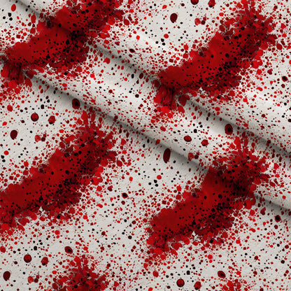 Scarlet Splash Pattern 17 Minky Fabric