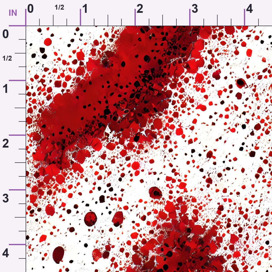 Scarlet Splash Pattern 17 Minky Fabric