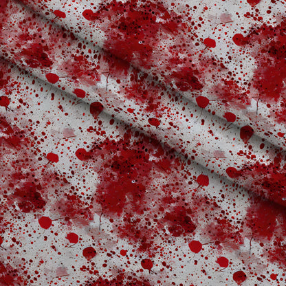 Scarlet Splash Pattern 18 Minky Fabric