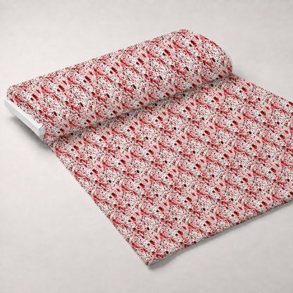 Scarlet Splash Pattern 21 Minky Fabric