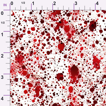 Scarlet Splash Pattern 21 Minky Fabric