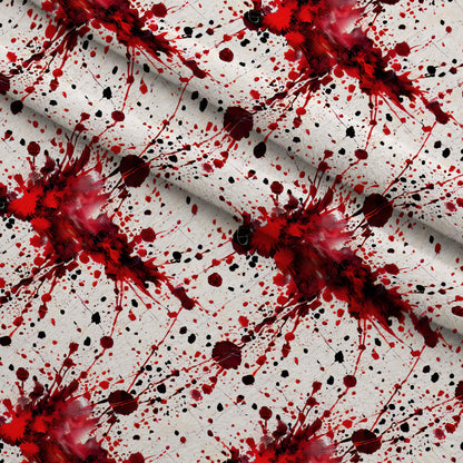 Scarlet Splash Pattern 22 Minky Fabric