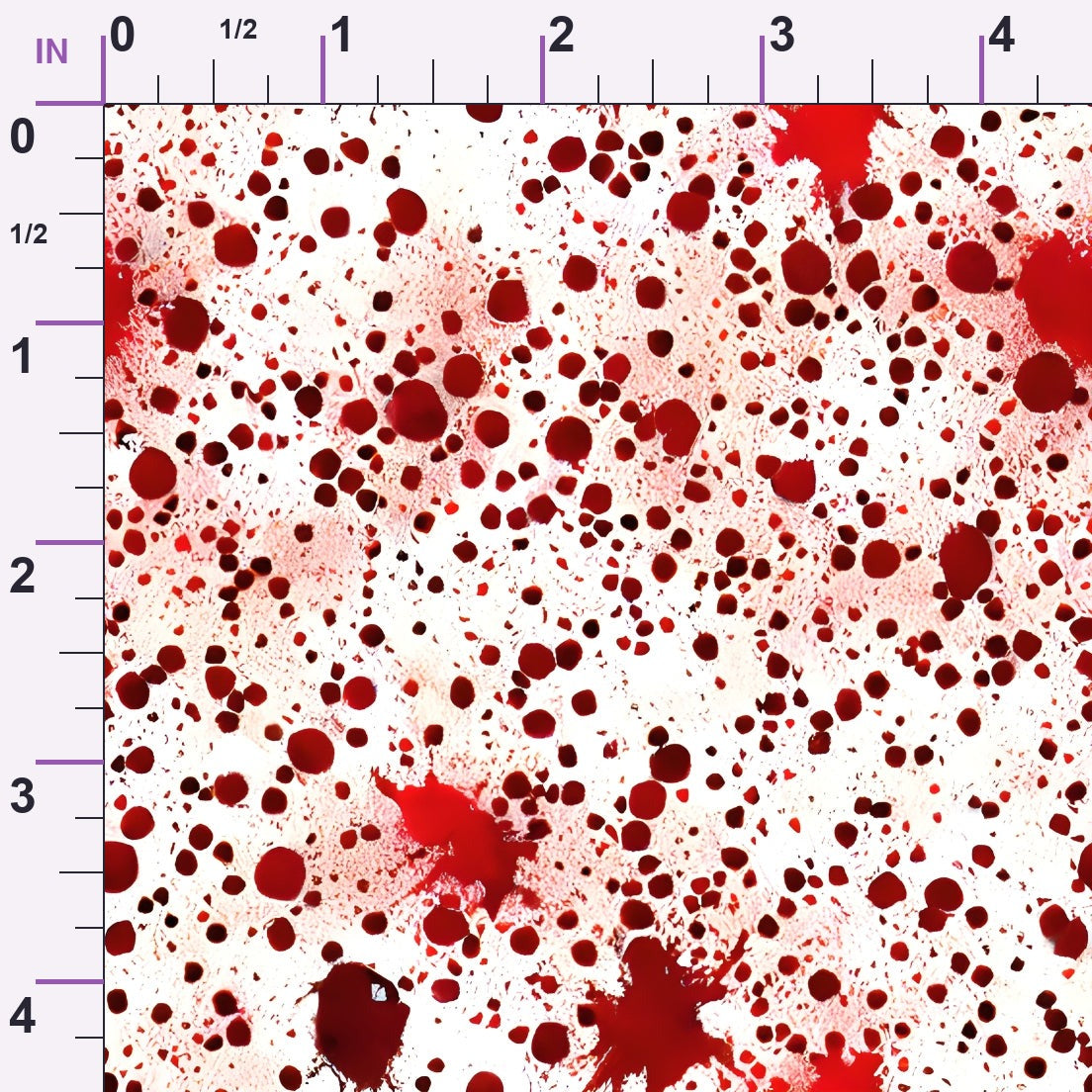 Scarlet Splash Pattern 24 Minky Fabric