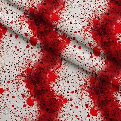 Scarlet Splash Pattern 25 Minky Fabric
