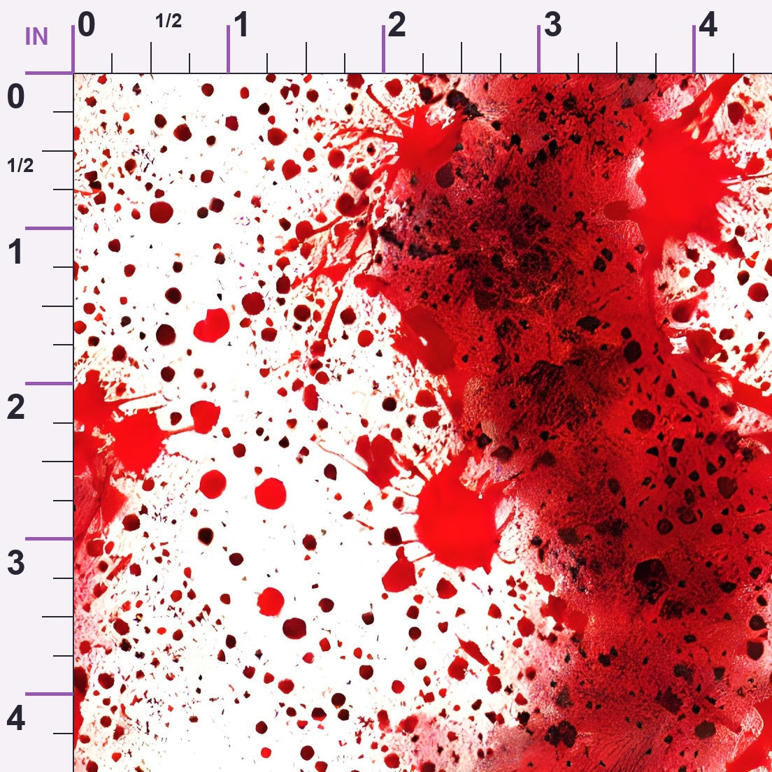 Scarlet Splash Pattern 25 Minky Fabric