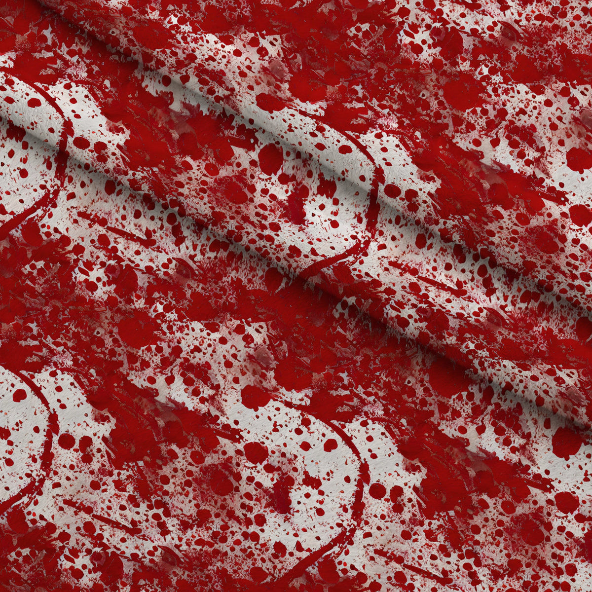 Scarlet Splash Pattern 3 Minky Fabric