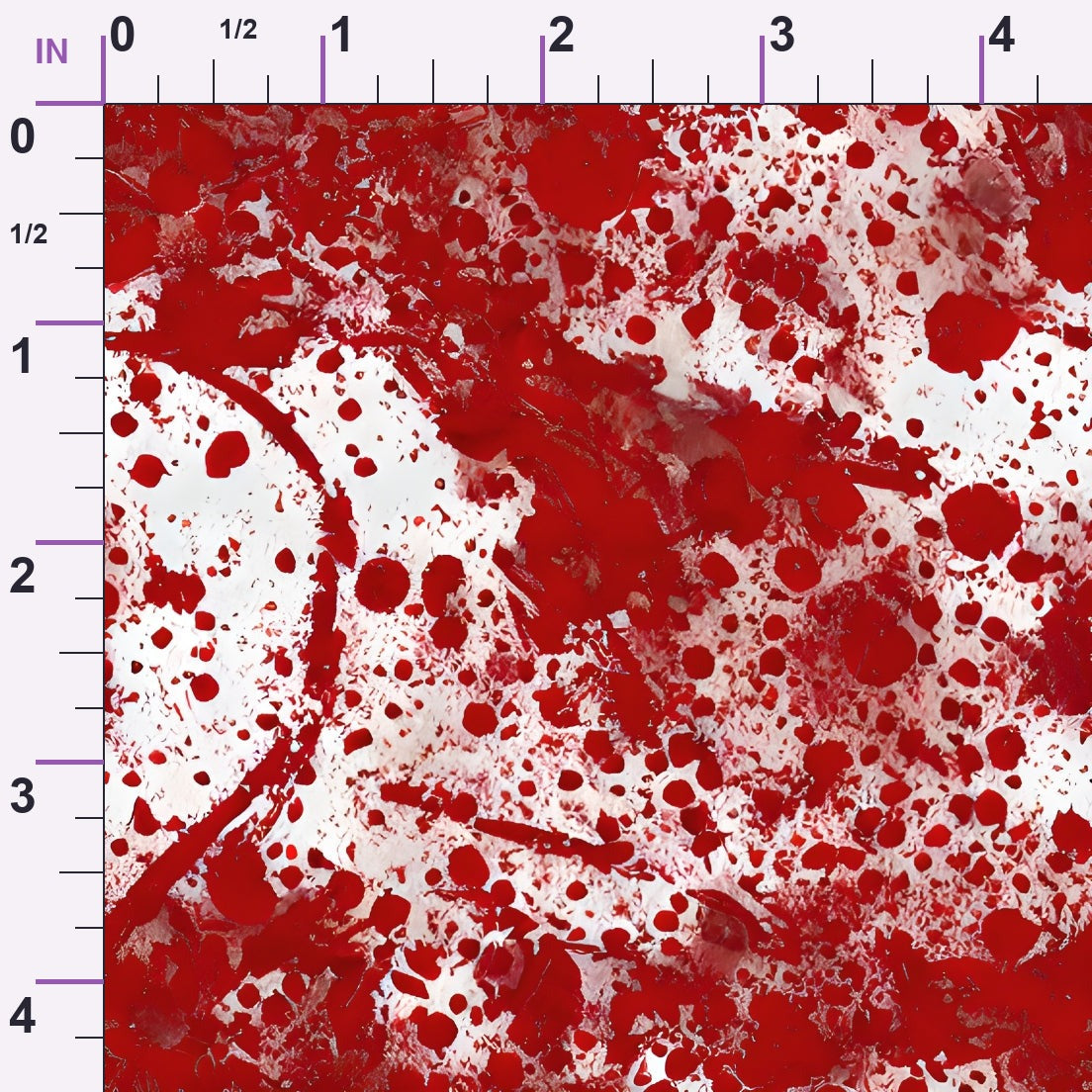 Scarlet Splash Pattern 3 Minky Fabric