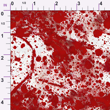 Scarlet Splash Pattern 3 Minky Fabric