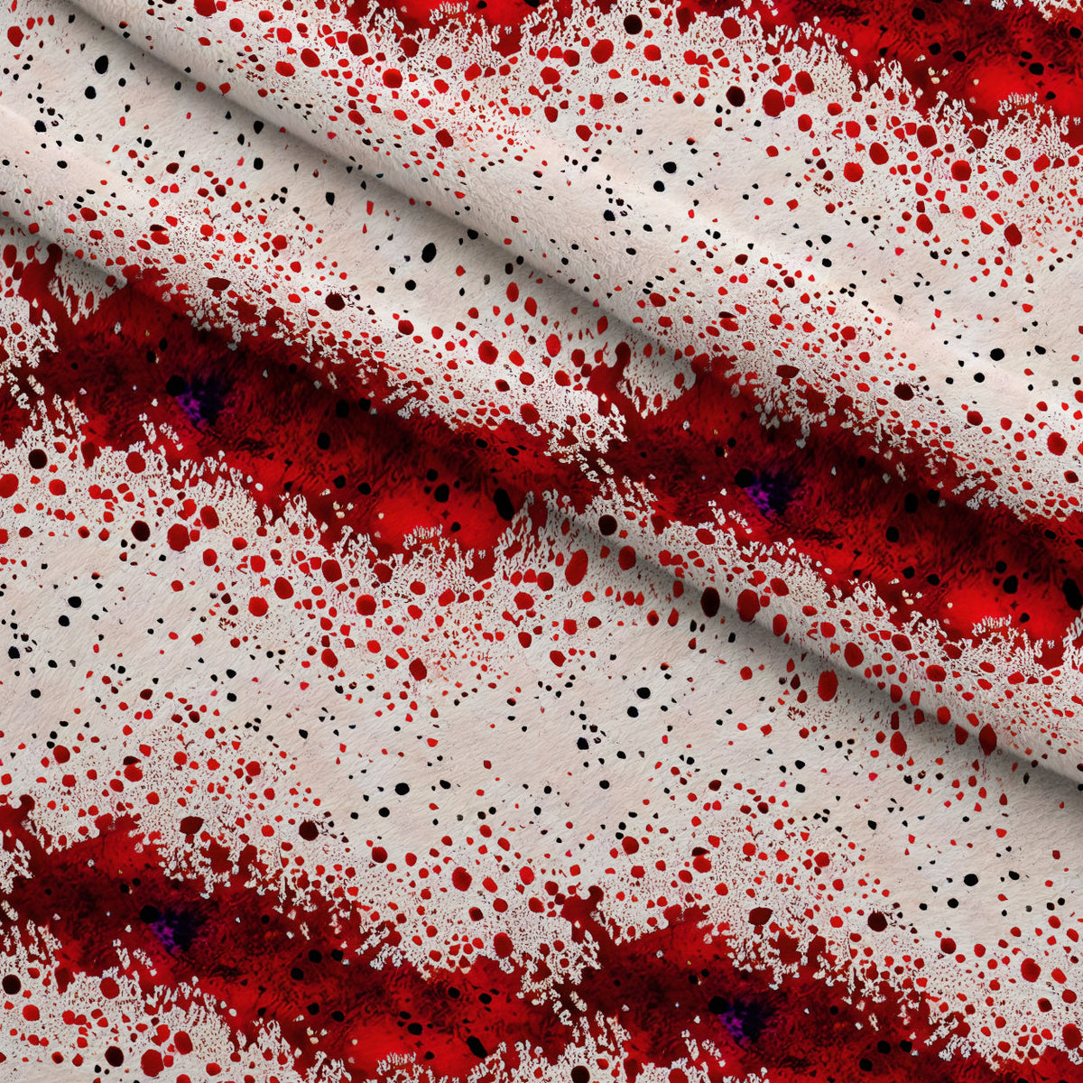 Scarlet Splash Pattern 4 Minky Fabric