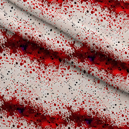 Scarlet Splash Pattern 4 Minky Fabric