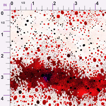 Scarlet Splash Pattern 4 Minky Fabric