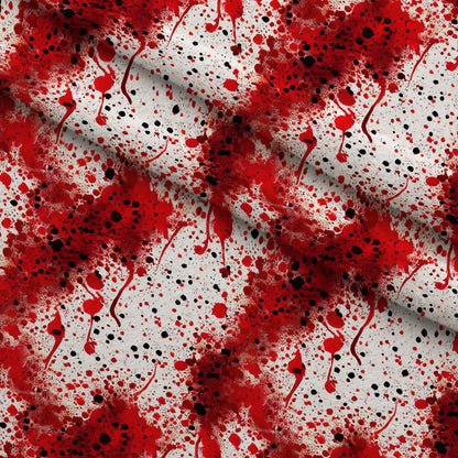 Scarlet Splash Pattern 5 Minky Fabric