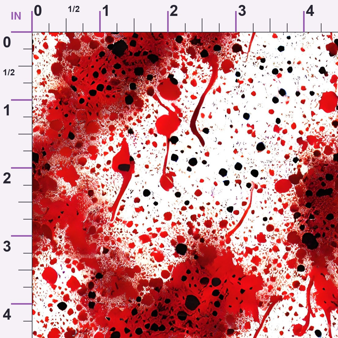 Scarlet Splash Pattern 5 Minky Fabric
