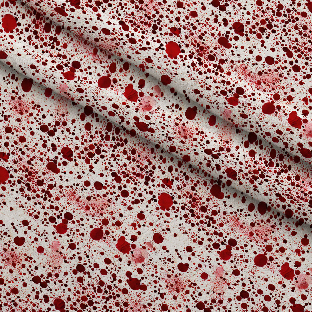 Scarlet Splash Pattern 6 Minky Fabric