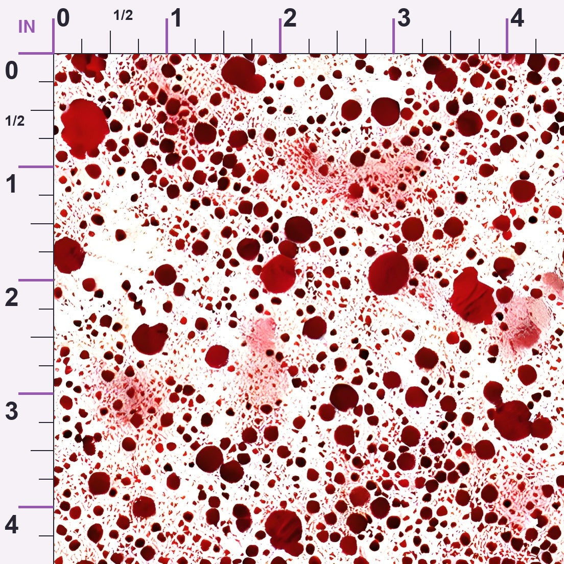 Scarlet Splash Pattern 6 Minky Fabric