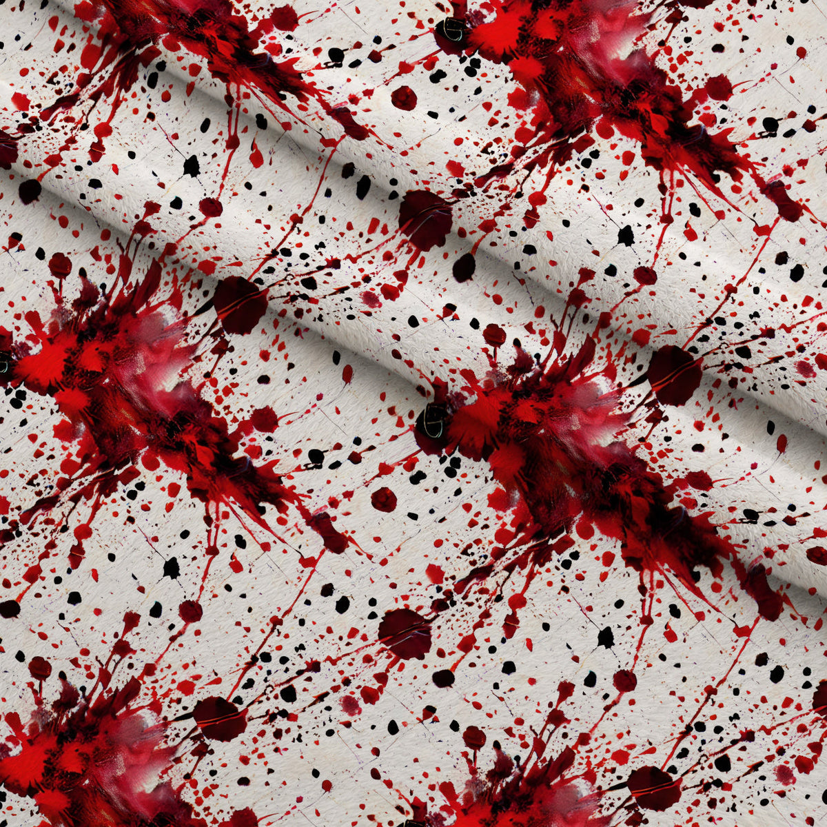 Scarlet Splash Pattern 7 Minky Fabric