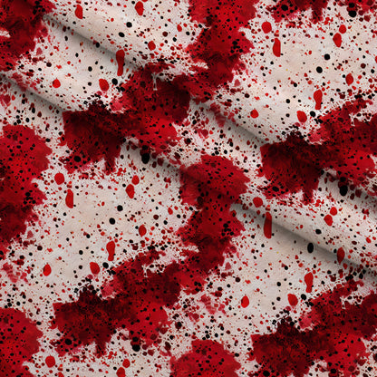 Scarlet Splash Pattern 8 Minky Fabric