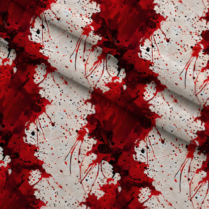 Scarlet Splash Pattern 9 Minky Fabric