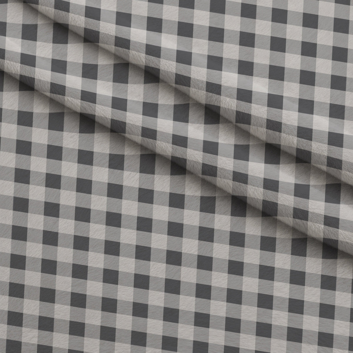 Seafoam Gingham Pattern 1 Minky Fabric