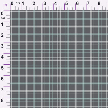 Seafoam Gingham Pattern 13 Minky Fabric