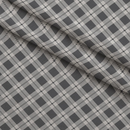 Seafoam Gingham Pattern 15 Minky Fabric