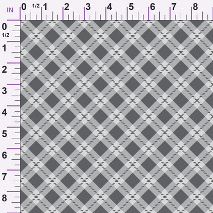 Seafoam Gingham Pattern 15 Minky Fabric