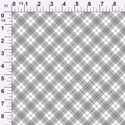 Seafoam Gingham Pattern 19 Minky Fabric