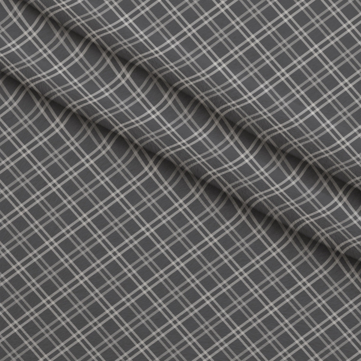 Seafoam Gingham Pattern 5 Minky Fabric
