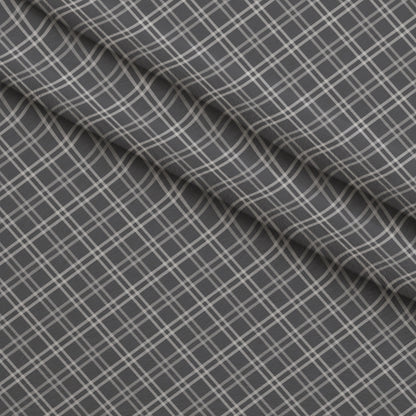 Seafoam Gingham Pattern 5 Minky Fabric