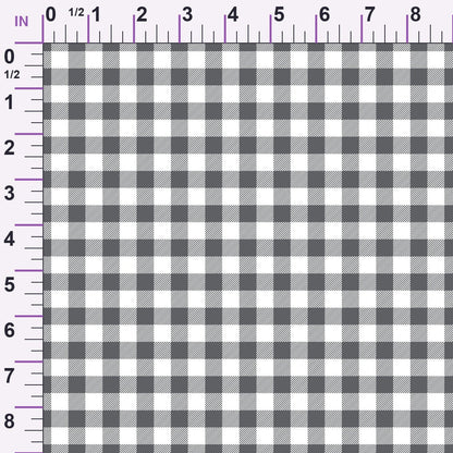 Seafoam Gingham Pattern 8 Minky Fabric