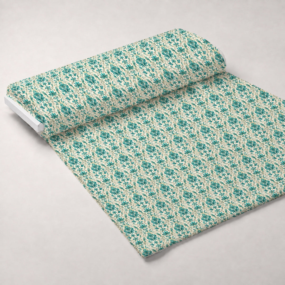 Seafoam Scrollwork Pattern 10 Minky Fabric