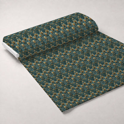 Seafoam Scrollwork Pattern 4 Minky Fabric