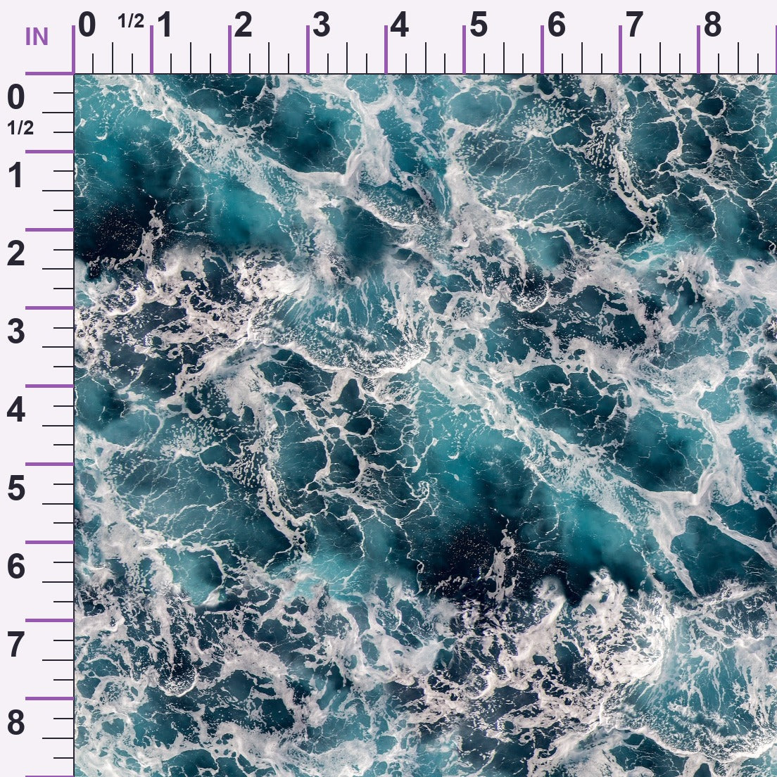 Seawater Pattern Minky Fabric