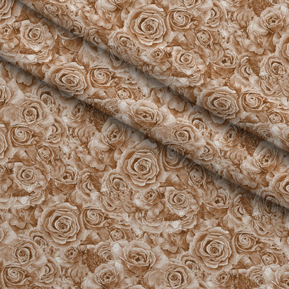 Sepia Blooms Pattern 10 Minky Fabric
