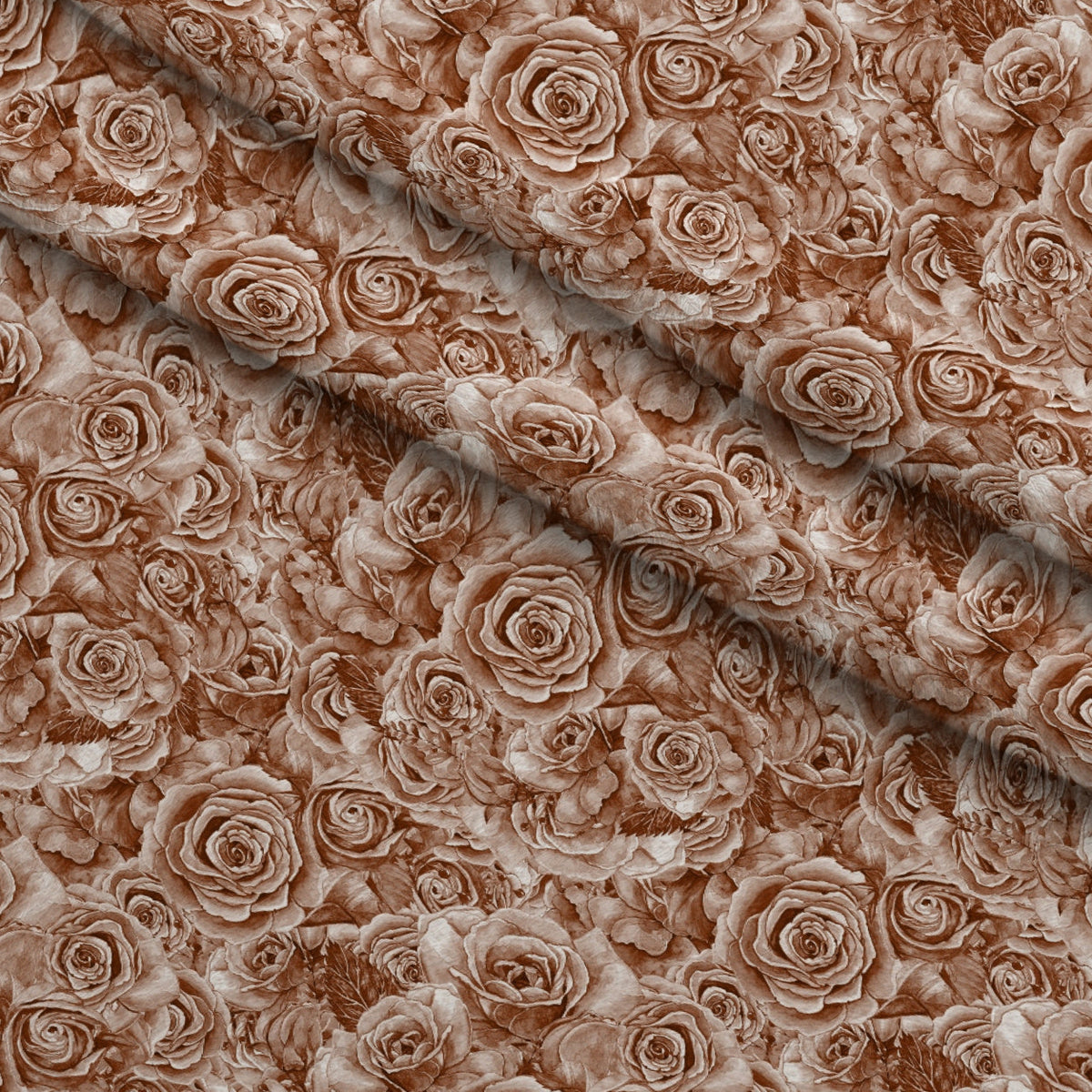 Sepia Blooms Pattern 11 Minky Fabric