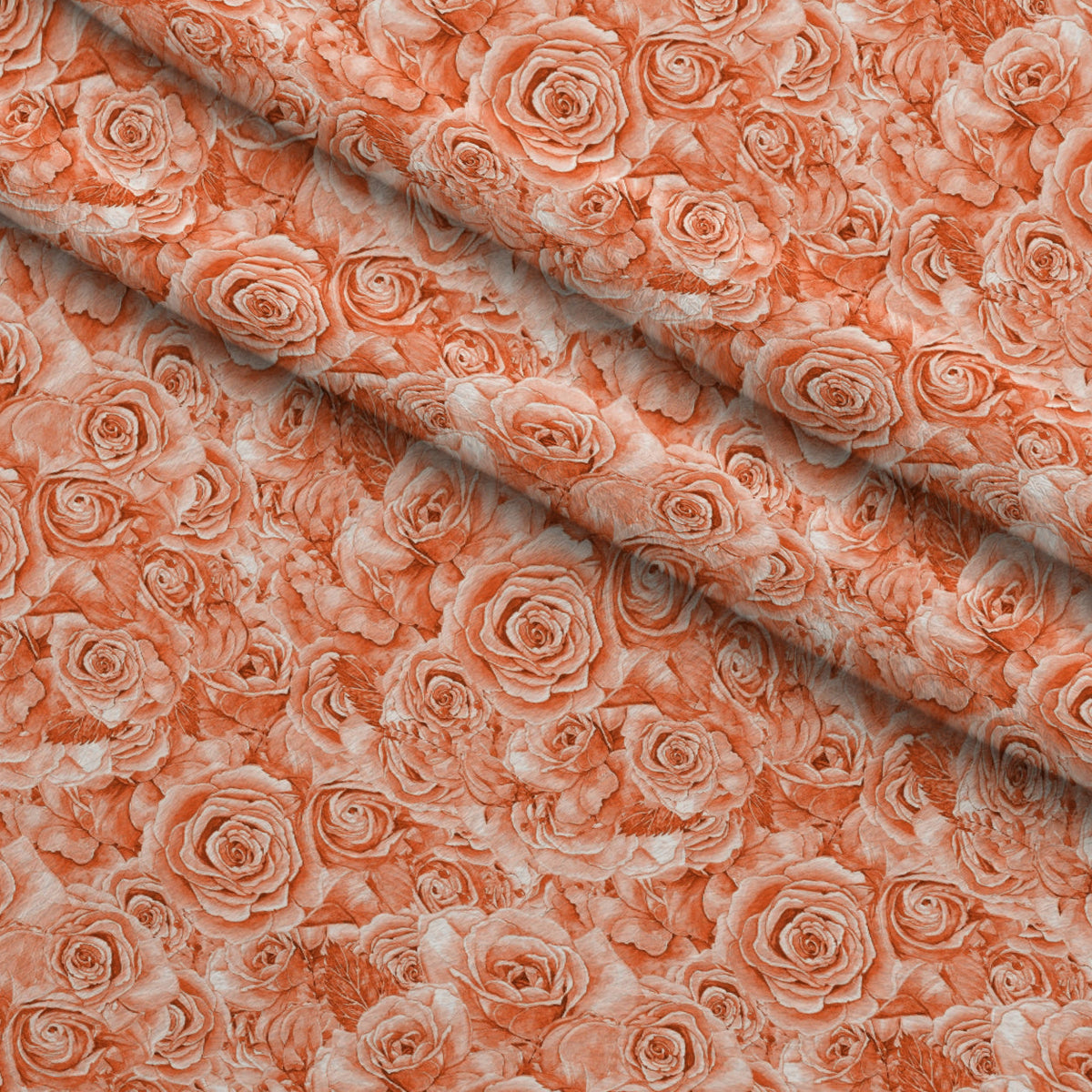 Sepia Blooms Pattern 12 Minky Fabric