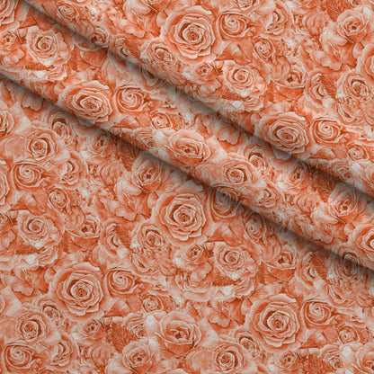 Sepia Blooms Pattern 12 Minky Fabric